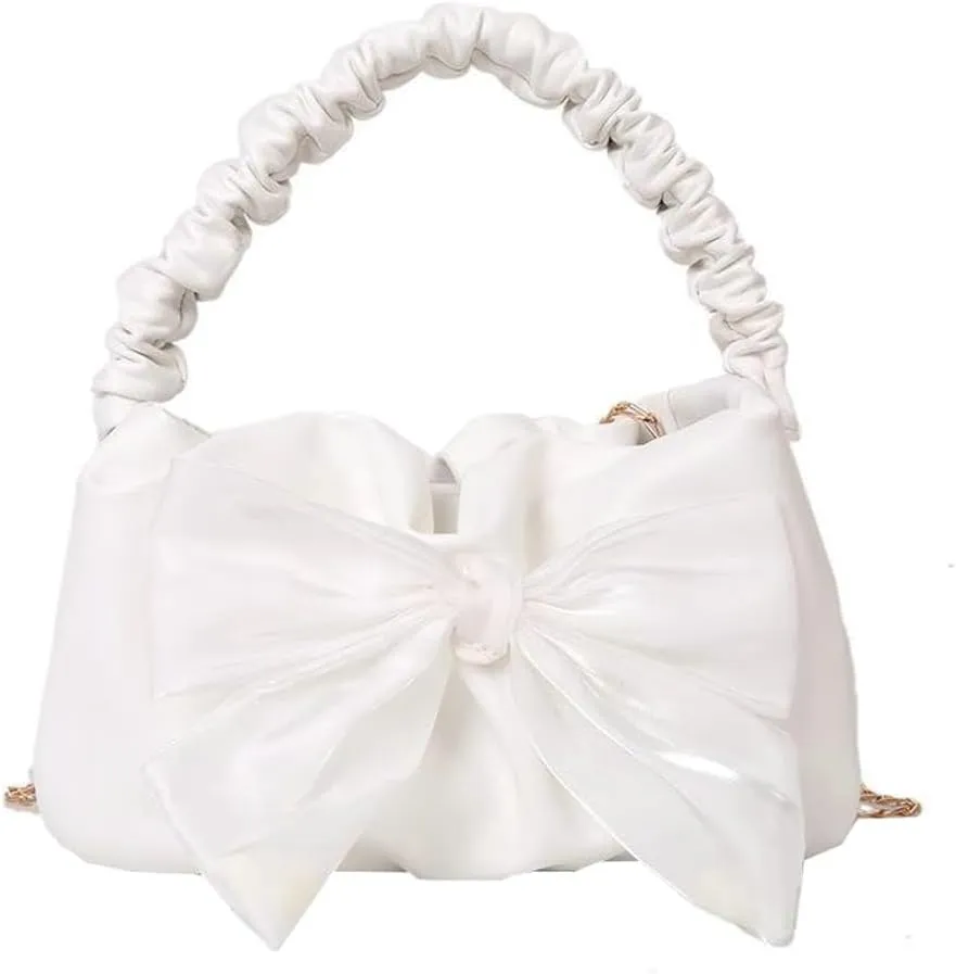 Trendy Small Shoulder Bag for Women Clutch Purse Large Bow Handbag Crossbody Bags Shoulder Handbags 2025