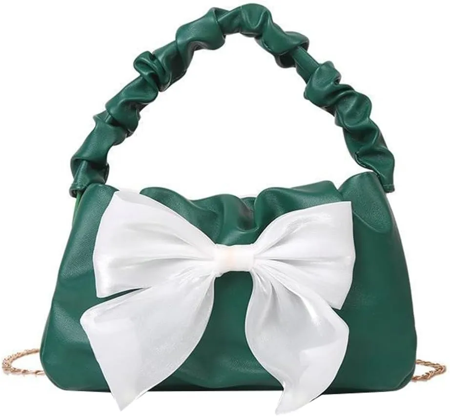 Trendy Small Shoulder Bag for Women Clutch Purse Large Bow Handbag Crossbody Bags Shoulder Handbags 2025