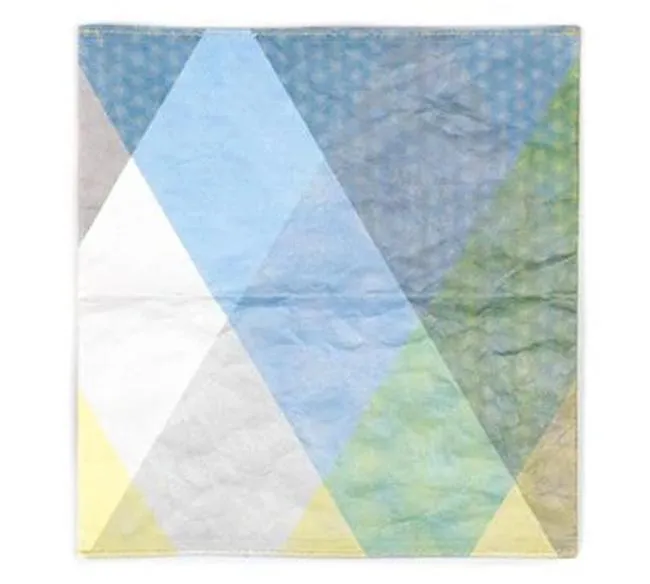 Triangle Moire | RFID Clutch Wallet