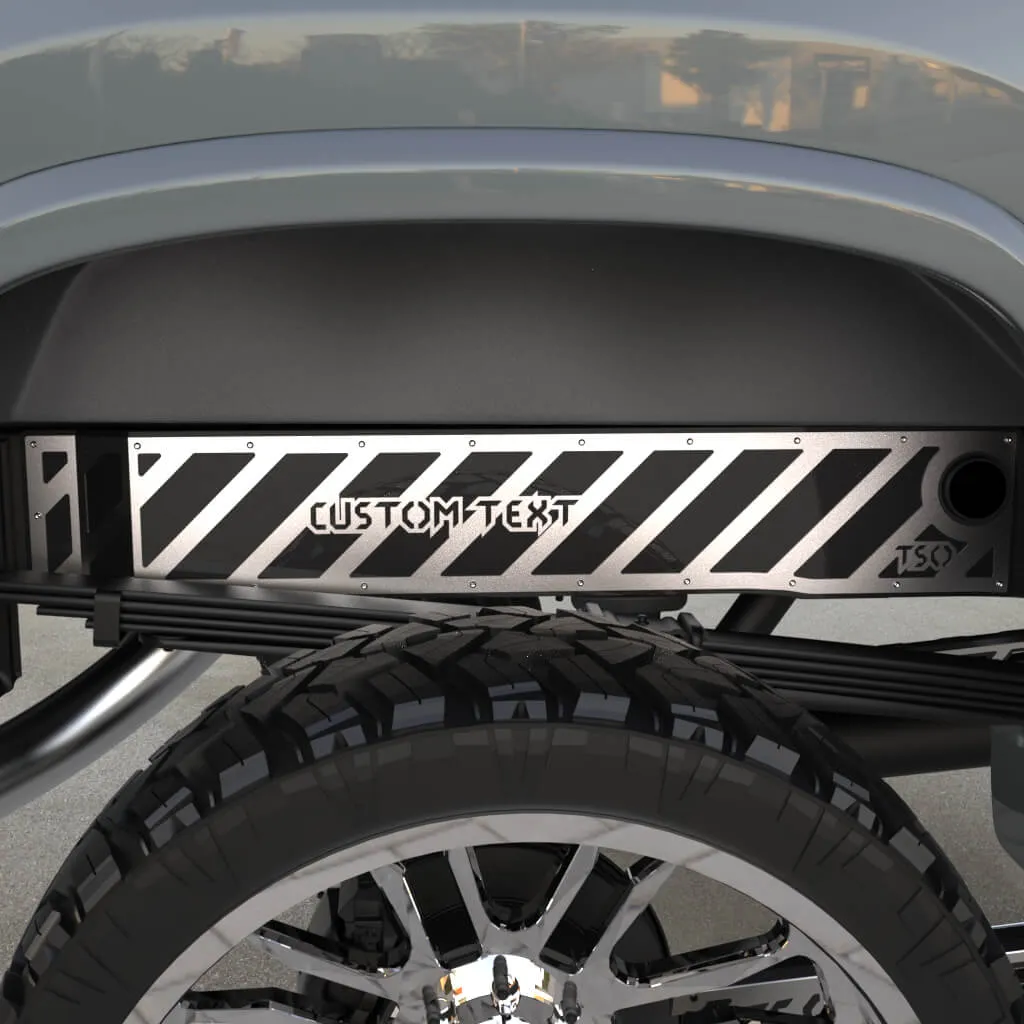 TSOiD 01-10 GM 2500/3500 Rear Frame Overlays - Personalized