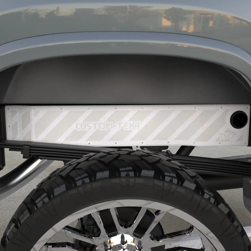 TSOiD 01-10 GM 2500/3500 Rear Frame Overlays - Personalized