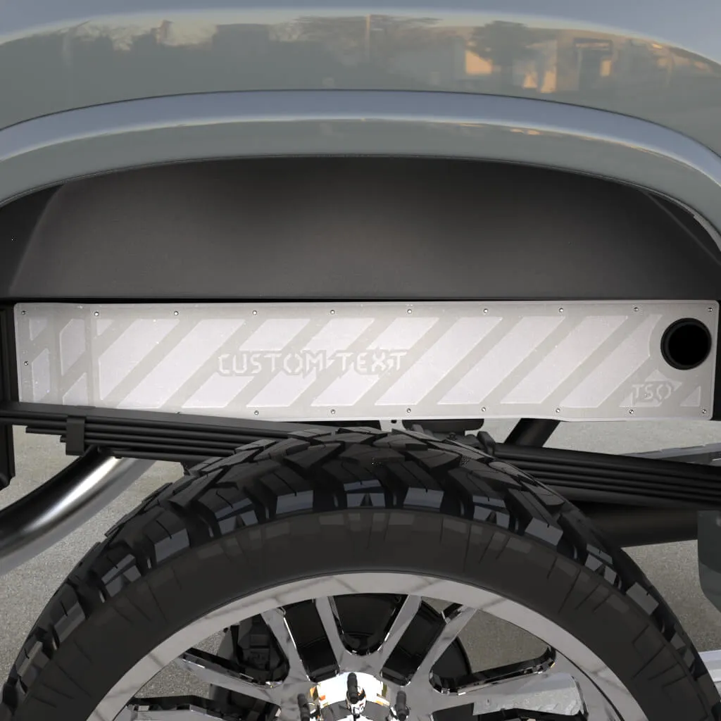 TSOiD 01-10 GM 2500/3500 Rear Frame Overlays - Personalized