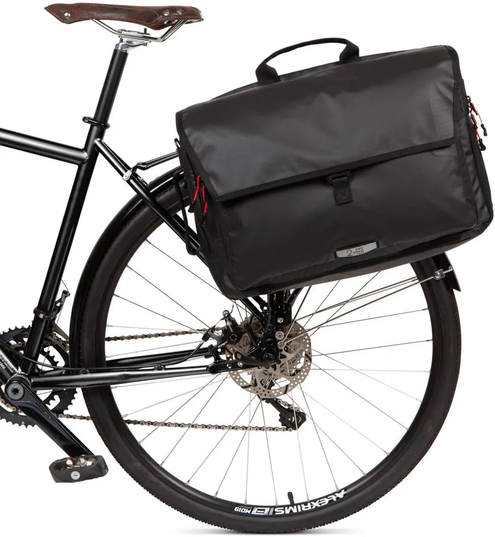 Two Wheel Gear - Magnate Pannier Messenger Backpack REVISED - 3 in 1 - Bike Commuting and Travel Bag (24 Litre)