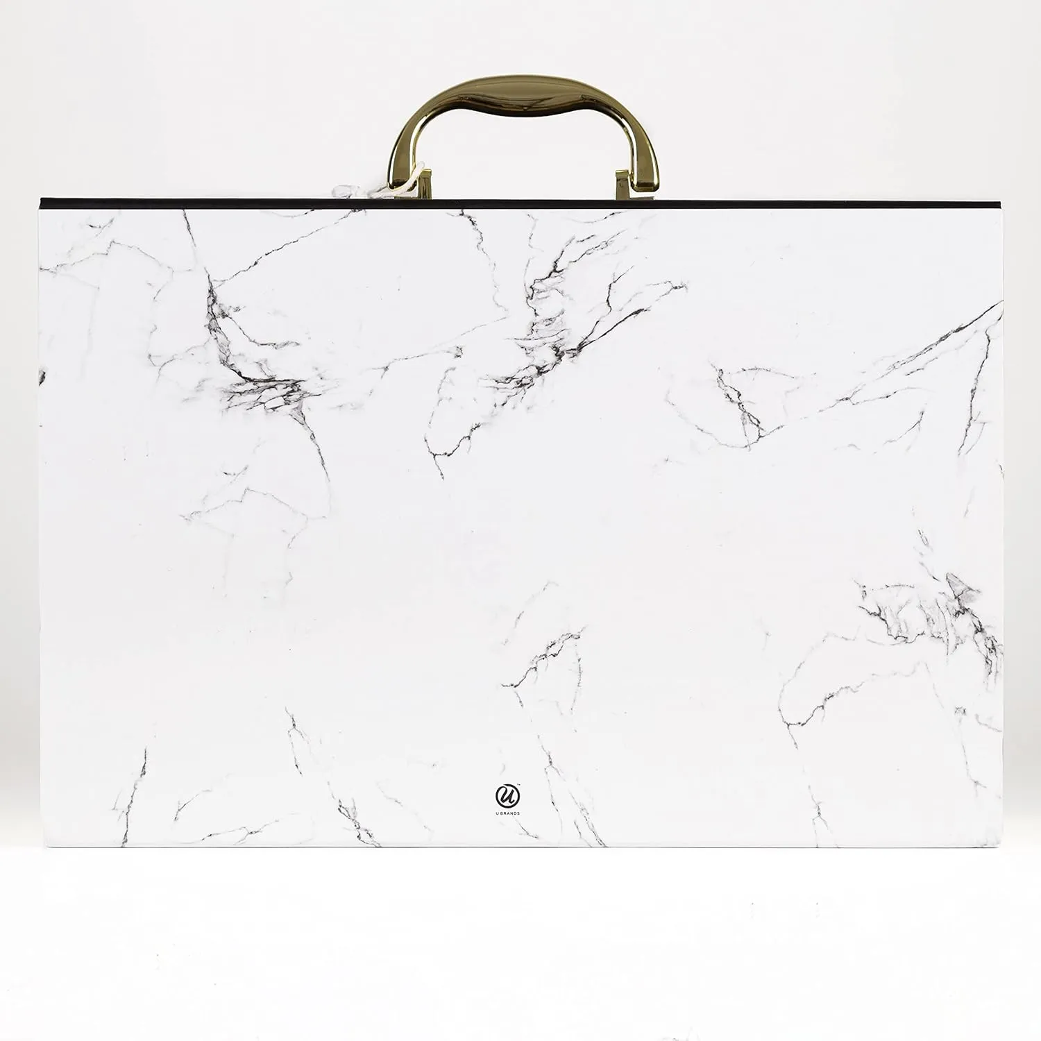 U Brands Fashion Expandable File Folder, Legal Size, 19 Pockets, Marble Print