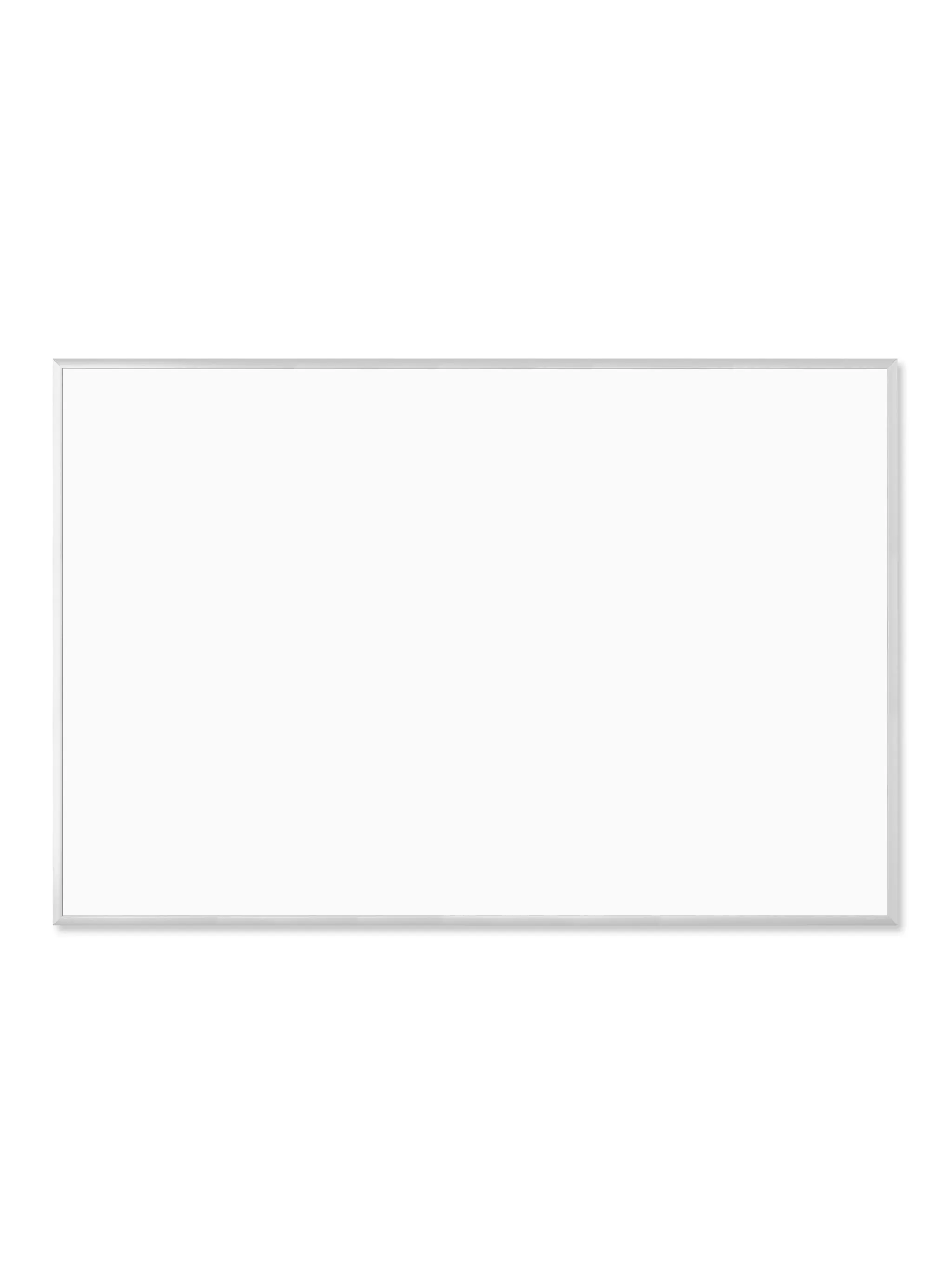 U Brands Silver Aluminum Frame Non-Magnetic Dry Erase Board, 72" x 48" (Actual Size 70" x 47")