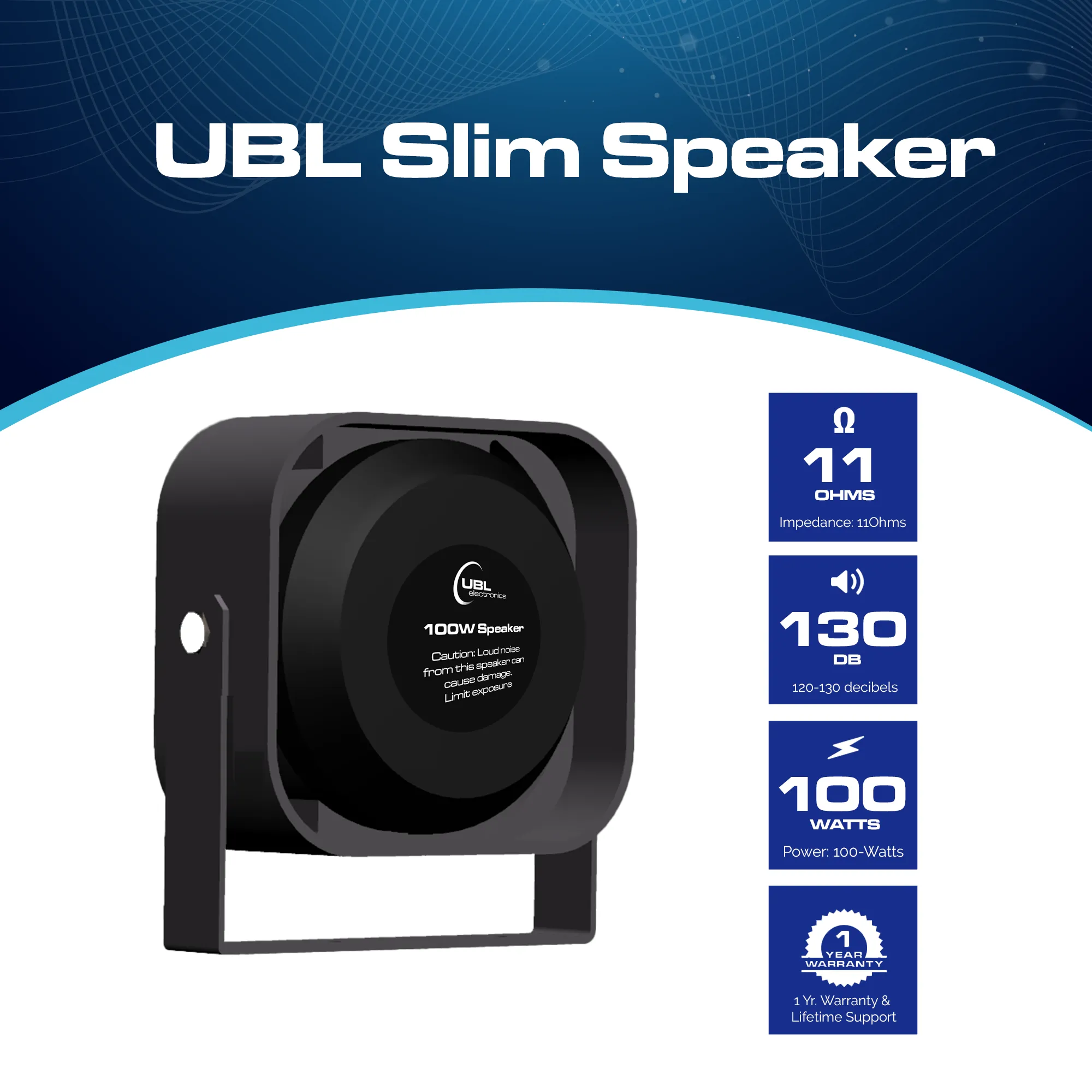 UBL 100W Slim Speaker