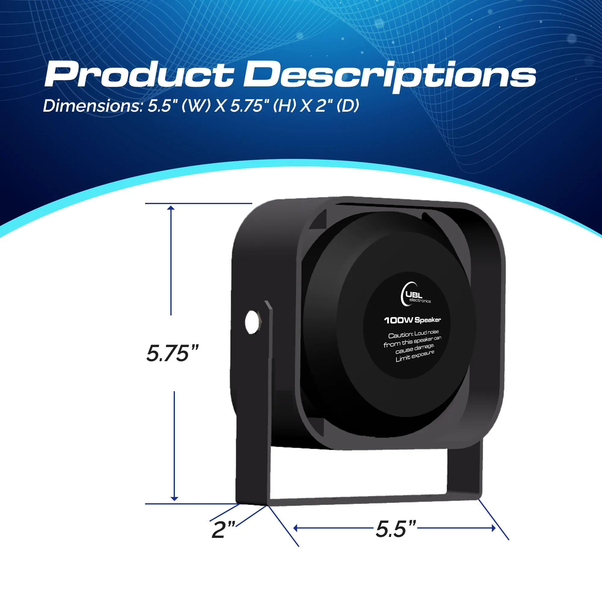 UBL 100W Slim Speaker