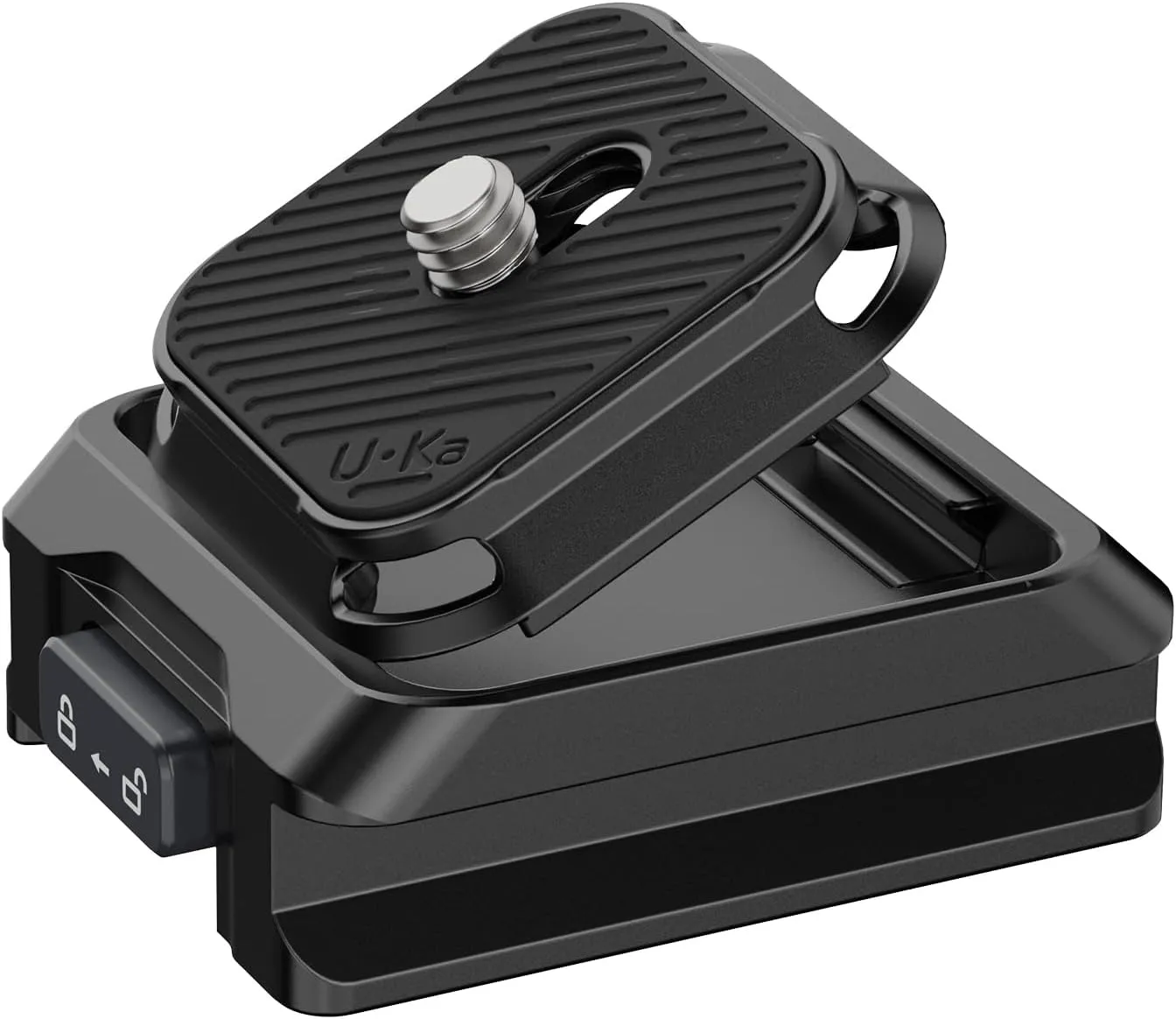 ULANZI Uka Camera Quick Release Plate and Base Kit C007, Camera Tripod Plate, Uka Stabilizer Quick-Release Kit, Effortless Setup & Secure Mount for DJI RS2/3/4, F38 & Arca-Swiss