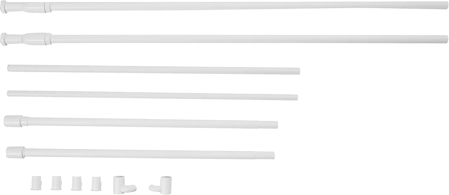 Umbra Anywhere Expandable Curtain Rod and Room Divider, White