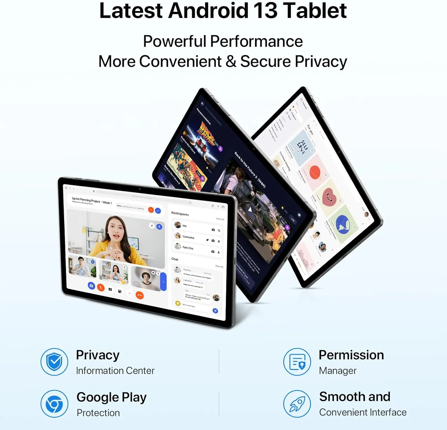 UMIDIGI A15 Tab Tablet, 2K Vivid 11 inch FHD  Large Touch Screen Android 13 Tablets 2024, 16(8 8) GB 256GB 1TB Expand with Octa-Core Processor, 7500mAh with 20W Fast Charging, 13MP 8MP