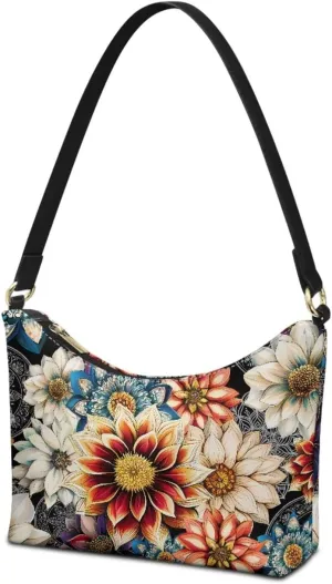 Underarm Shoulder Bag for Women Clutch Purse Handbag Pu Leather Tote Hobo Bag with Zipper Closure