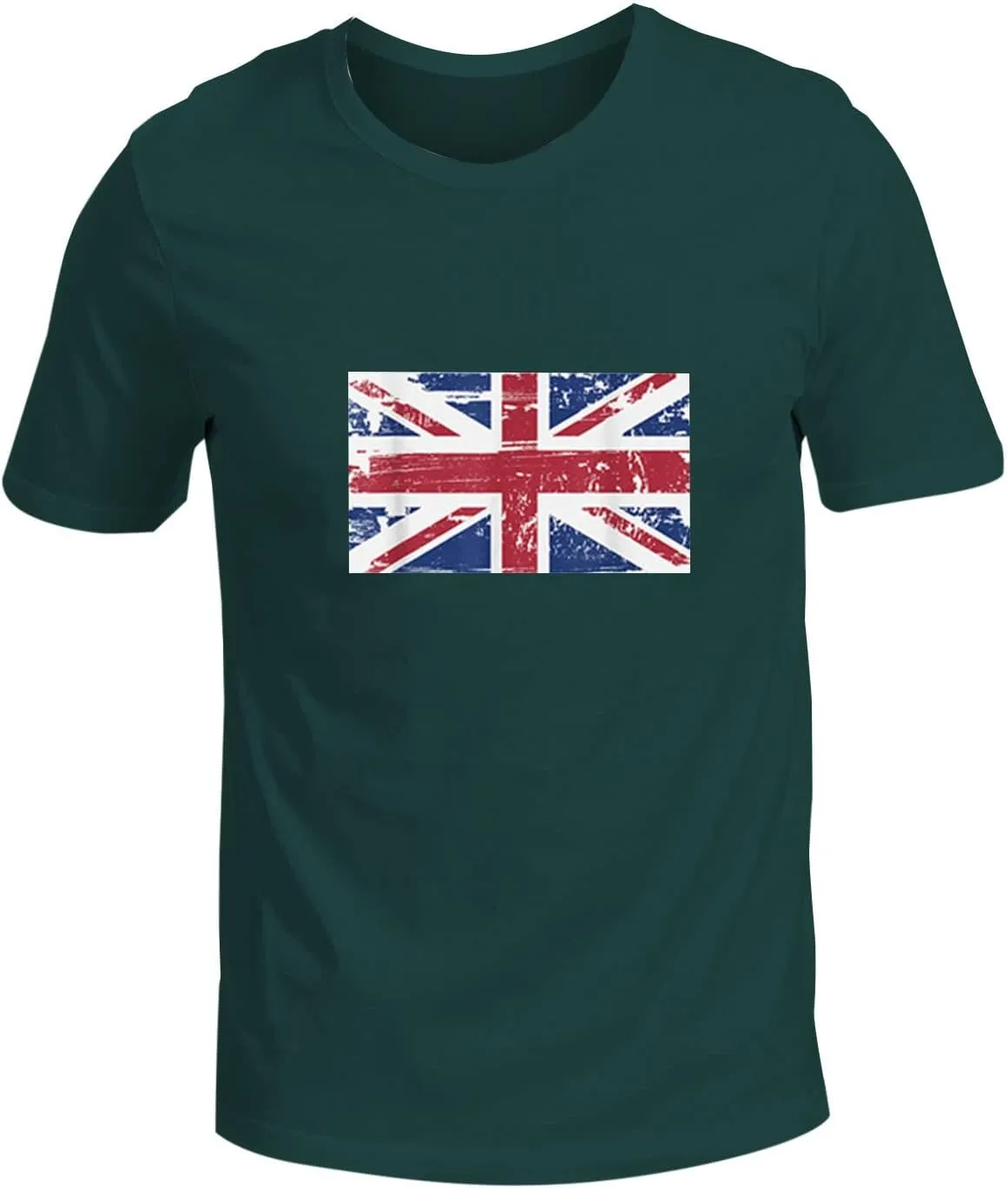 Unisex Union Jack British Flag T Shirts Distressed Casual Short Sleeve Patriotic St Georges Day T Shirts Graphic Tee Shirts