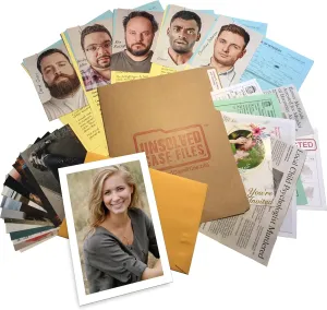 Unsolved Case Files | Ashcroft, Harmony - Cold Case Murder Mystery Game - Can You Solve The Crime? Who Killed Harmony? For Ages 14 and up