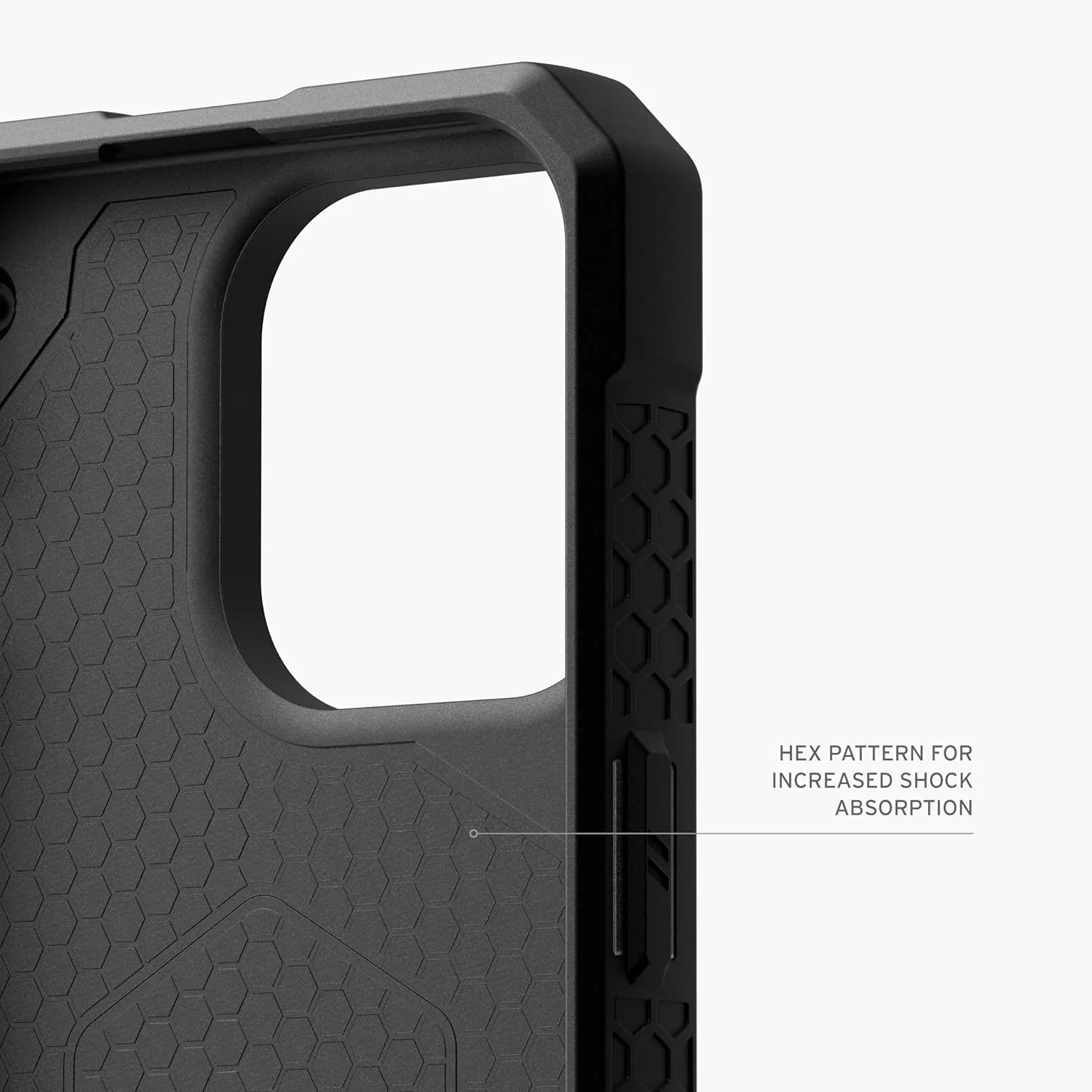URBAN ARMOR GEAR UAG Case [Updated Version] Compatible with iPhone 15 Pro Case 6.1" Monarch Pro Black Built-in Magnet Compatible with MagSafe Charging Premium Rugged Military Grade Protective Cover
