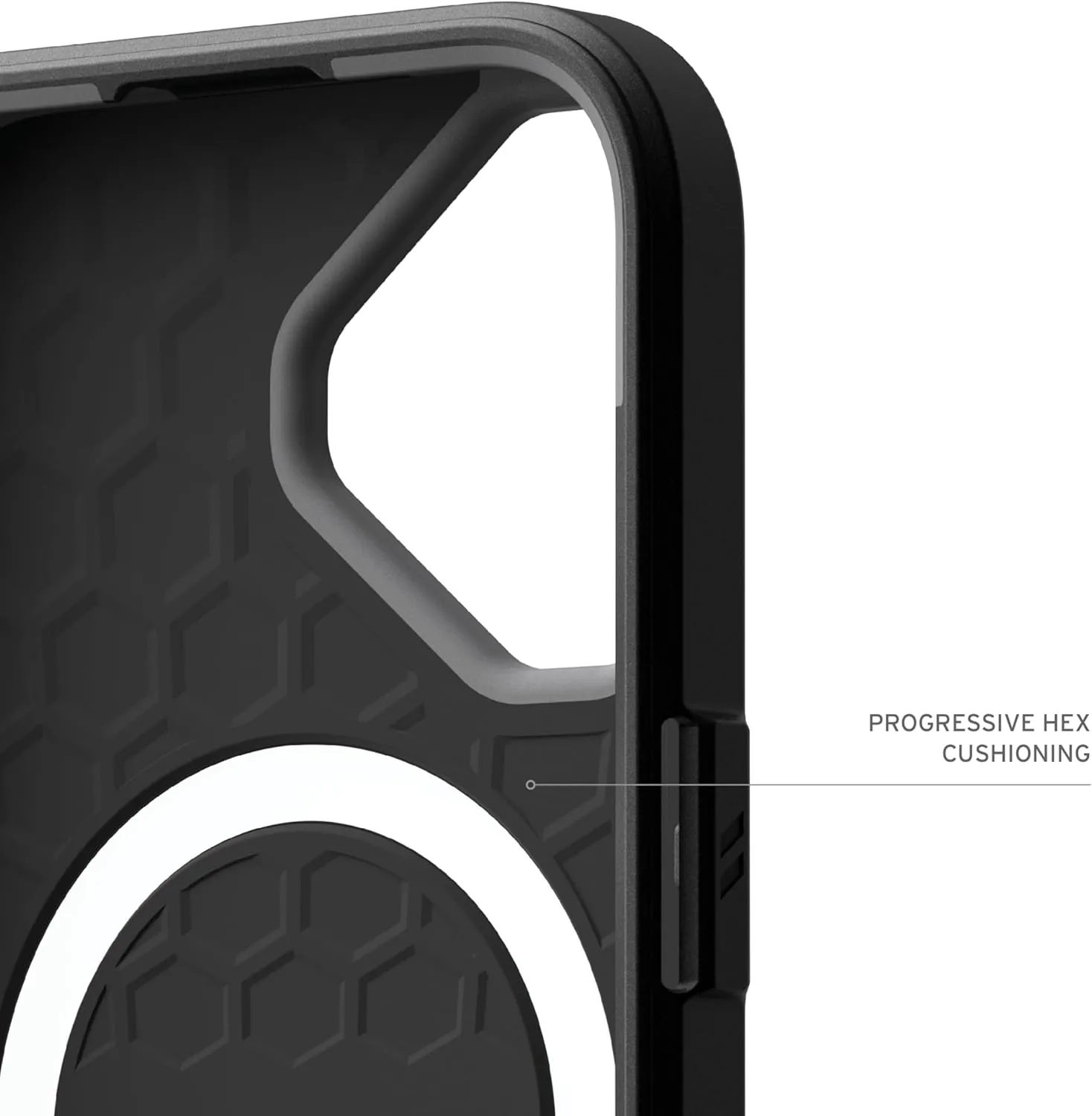 URBAN ARMOR GEAR UAG Designed for iPhone 16 Case 6.1" Civilian - Compatible with MagSafe Charging Rugged Slim Sleek Shockproof Anti-Slip Military Grade Protective Cover, Black
