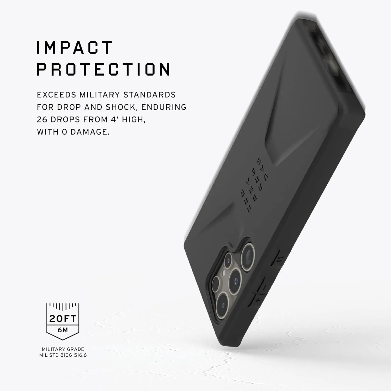 URBAN ARMOR GEAR UAG Designed for Samsung Galaxy S24 Ultra Case 6.8" Monarch, Pathfinder, Plyo, Plasma, Civilian Rugged Military Drop-Proof Impact Resistant Non-Slip Protective Cover