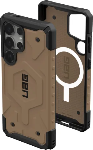 URBAN ARMOR GEAR UAG Designed for Samsung Galaxy S25 Ultra Case 6.8" Pathfinder - Compatible with Magnetic Charging Armor Shell Impact-Resistant Rugged Military Grade Protective Cover, Dark Earth