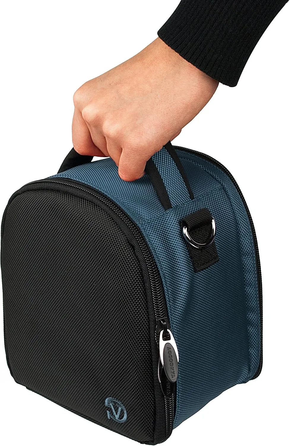 Vangoddy Laurel Navy Blue Carrying Case Bag for Leica SL-System, M-System, Q, APS-C System, X, Compact