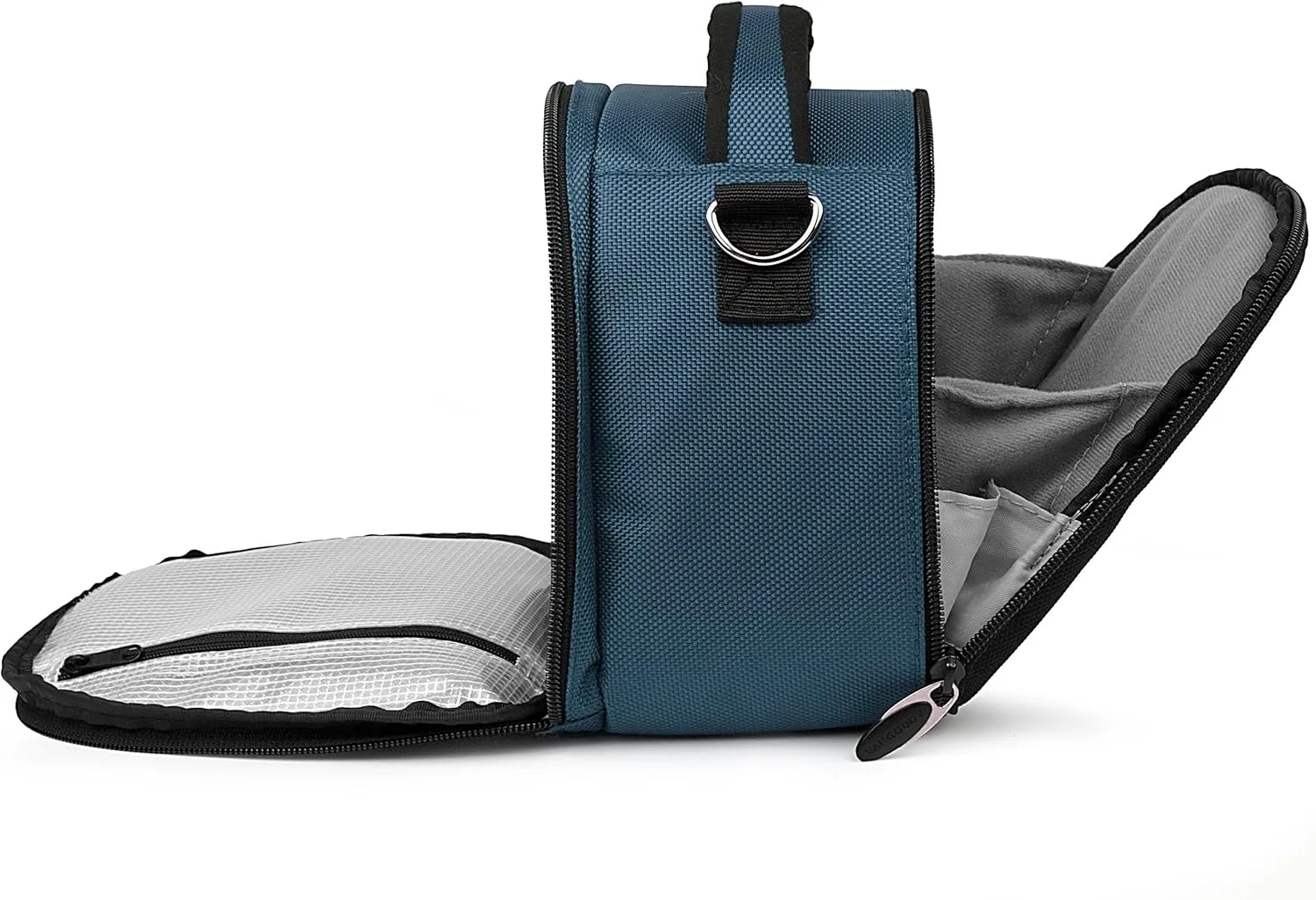 Vangoddy Laurel Navy Blue Carrying Case Bag for Leica SL-System, M-System, Q, APS-C System, X, Compact