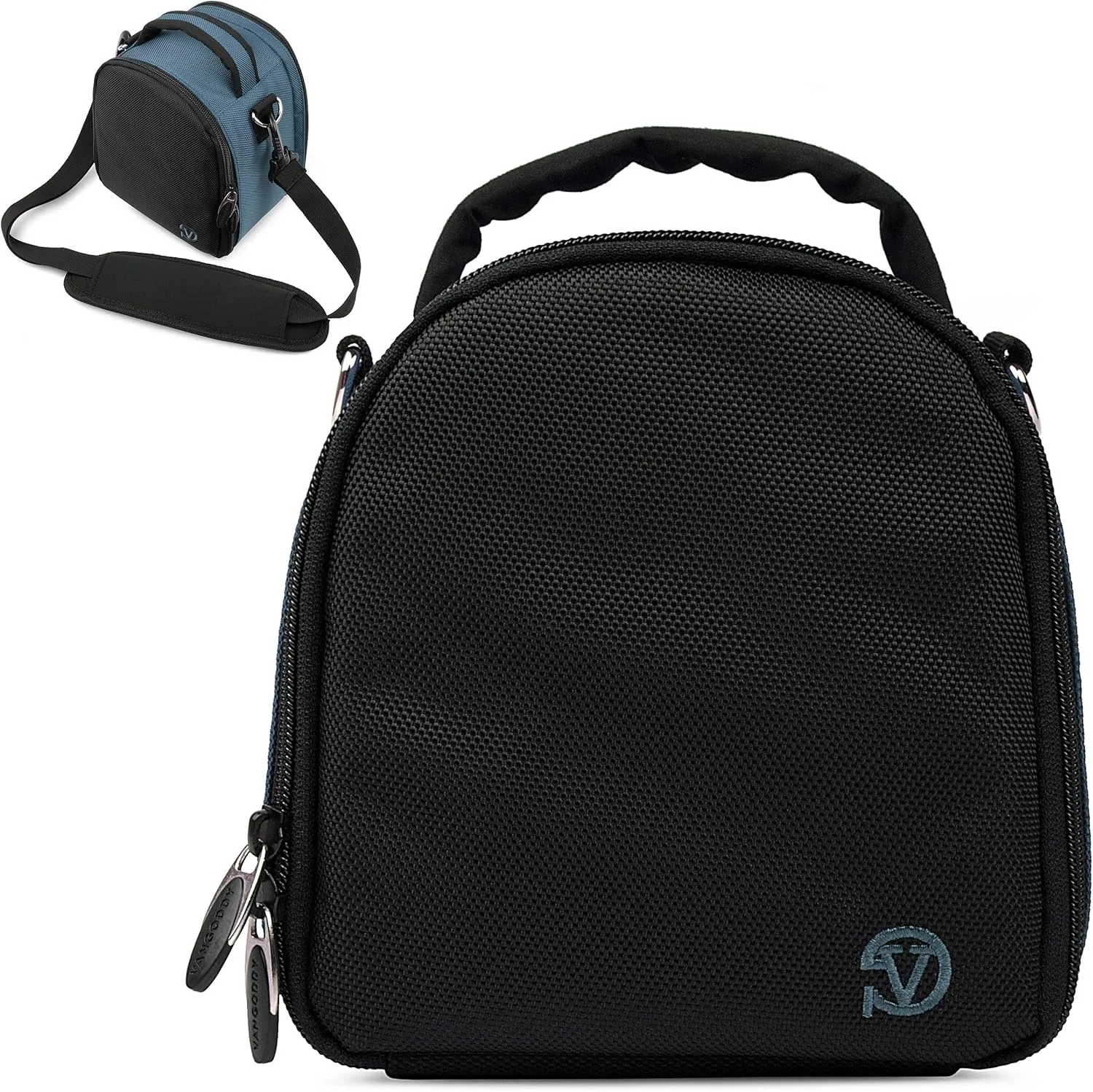 Vangoddy Laurel Navy Blue Carrying Case Bag for Leica SL-System, M-System, Q, APS-C System, X, Compact