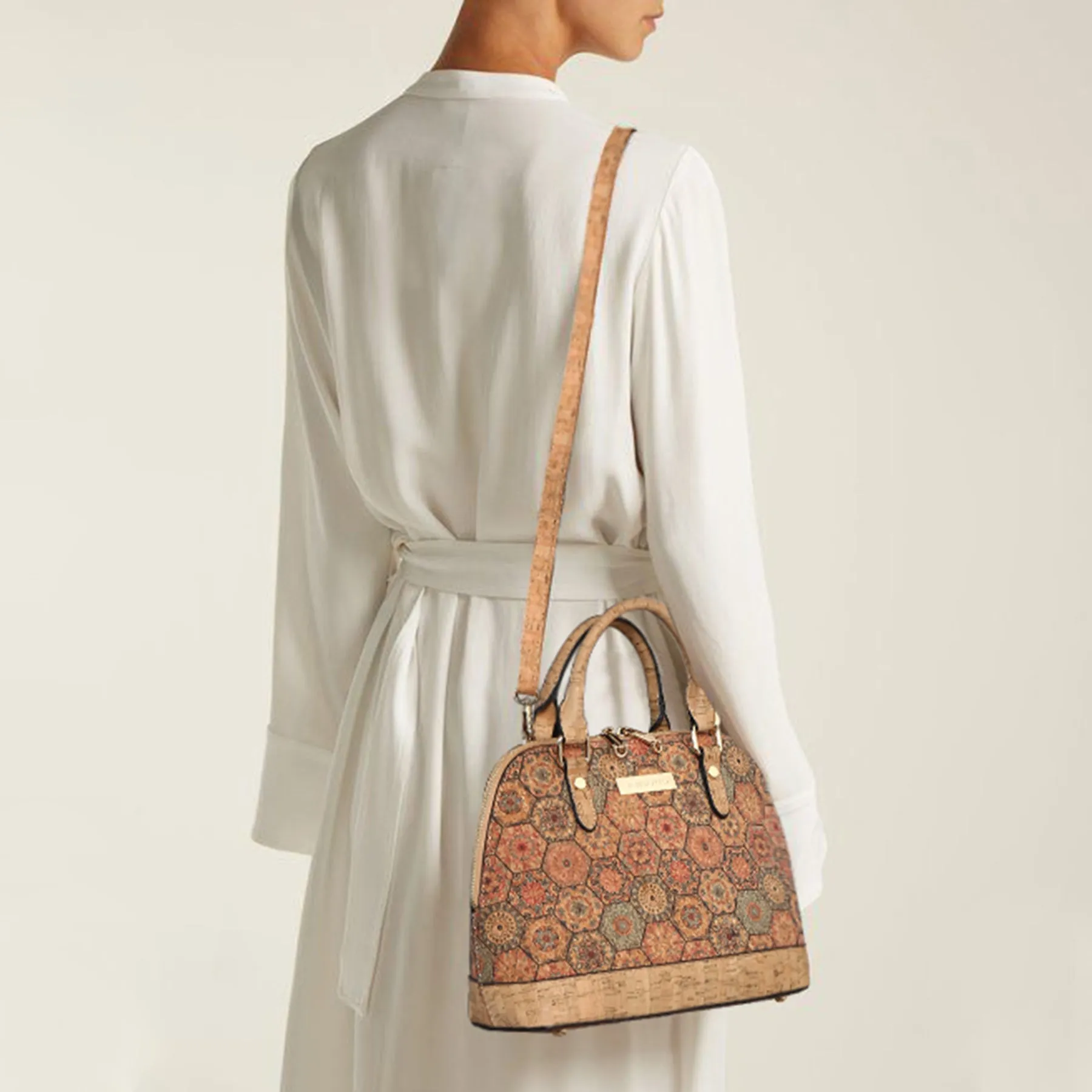 VANSARTO Women Zip-Around Medium Dome Satchel Purse Handbags