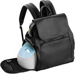 Vegan Leather Pump Bag | Compatible with Spectra S1 S2 | Cooler & Prep Mat Included | Multipurpose Backpack for Work & Travel