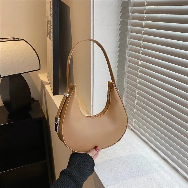 Veloria™ Luxe Half-Moon Hobo Bag