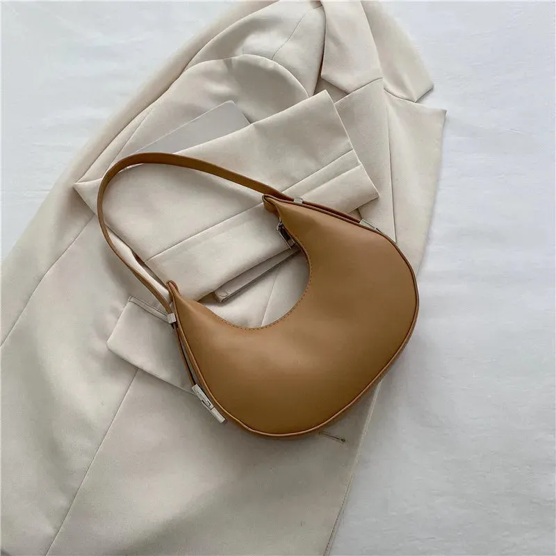 Veloria™ Luxe Half-Moon Hobo Bag