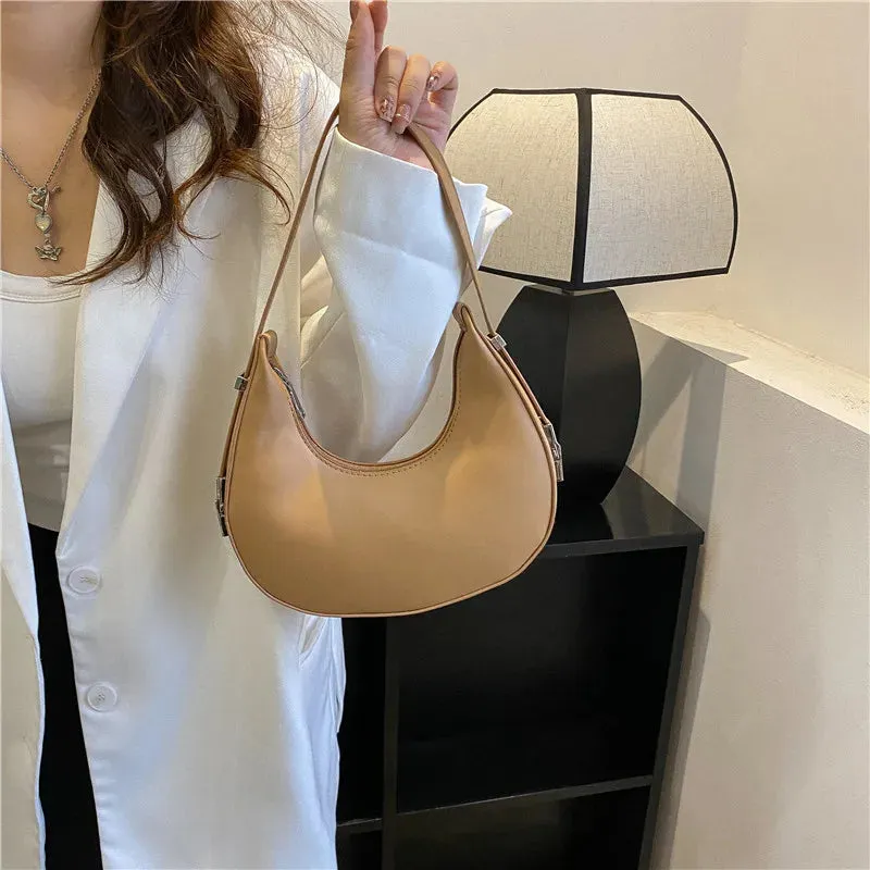 Veloria™ Luxe Half-Moon Hobo Bag