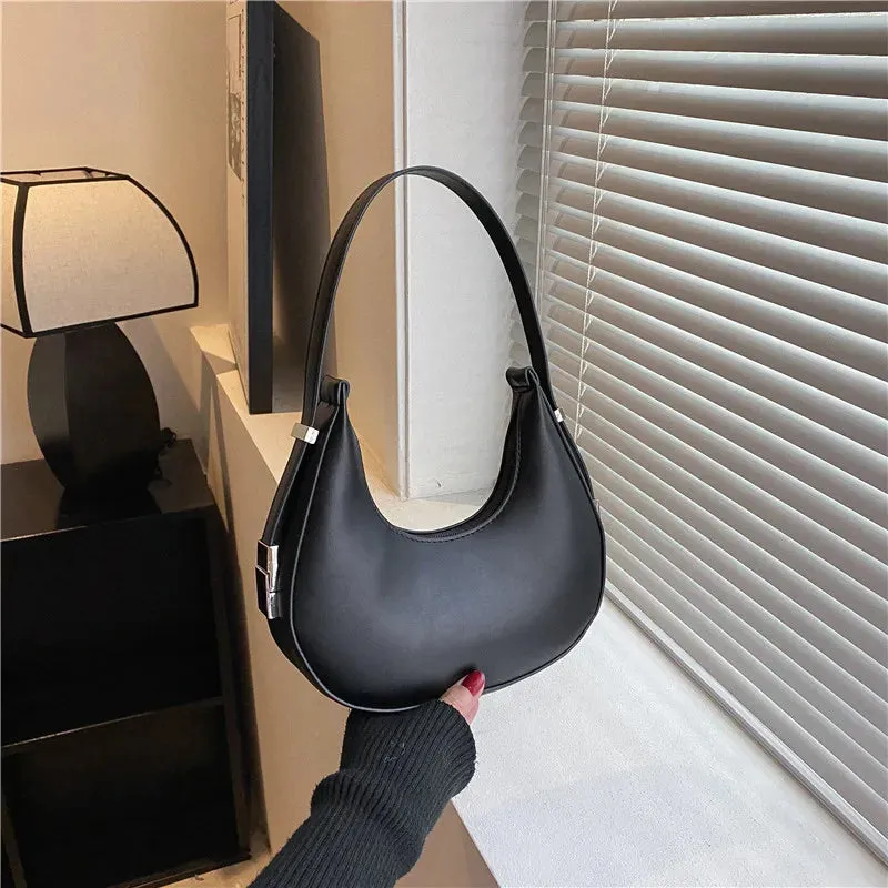 Veloria™ Luxe Half-Moon Hobo Bag