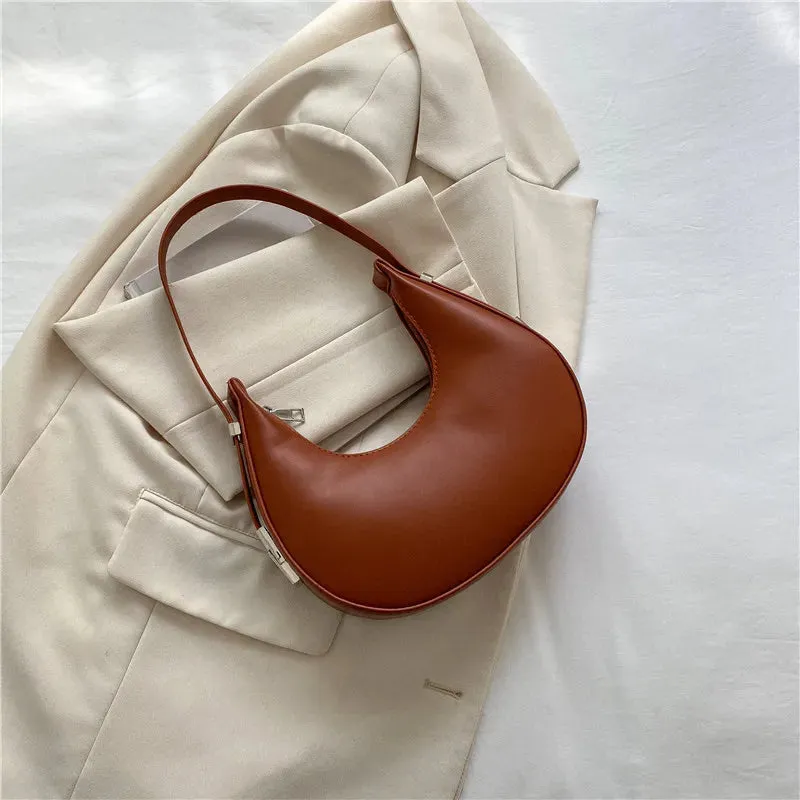 Veloria™ Luxe Half-Moon Hobo Bag
