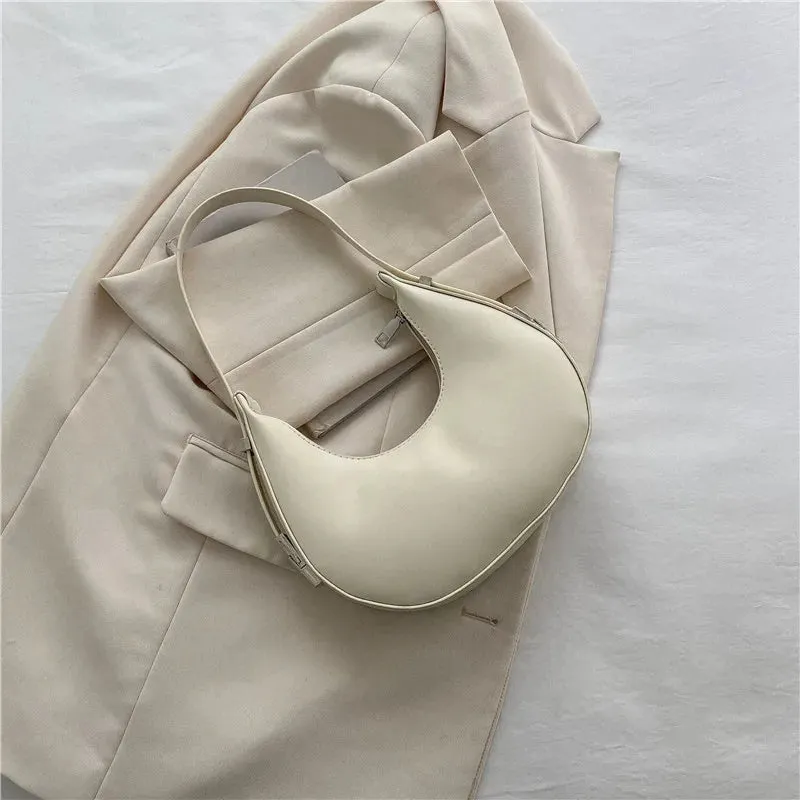 Veloria™ Luxe Half-Moon Hobo Bag