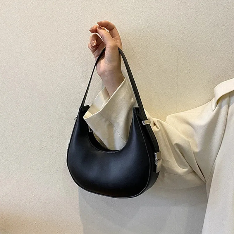 Veloria™ Luxe Half-Moon Hobo Bag