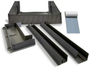 VELUX EDW D06 0000A Skylight Flashing, D06 High-Profile Tile Roof w/Adhesive Underlayment for Deck Mount Skylights