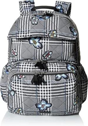 Vera Bradley Women's Performance Twill Backpack Baby Diaper Bag, Bedford Plaid, One Size