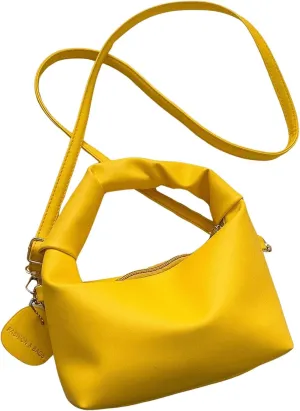 Verdusa Women's Hobo Handbag PU Leather Crossbody Shoulder Bag with Adjustable Strap