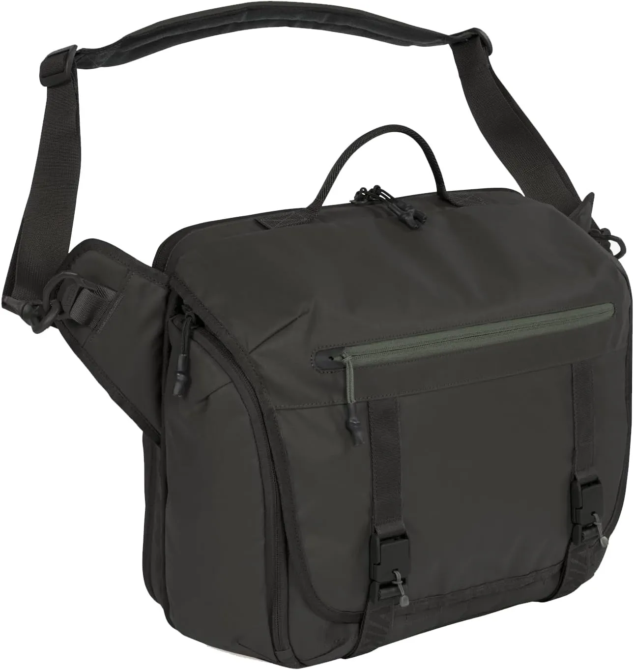 VIKTOS Men's Counteract CCW Resistant 500D Polyester Quick Access Organizer Off-Body Concealed Carry Shooting Gun & Gear Messenger Bag w/Shoulder Strap, Black