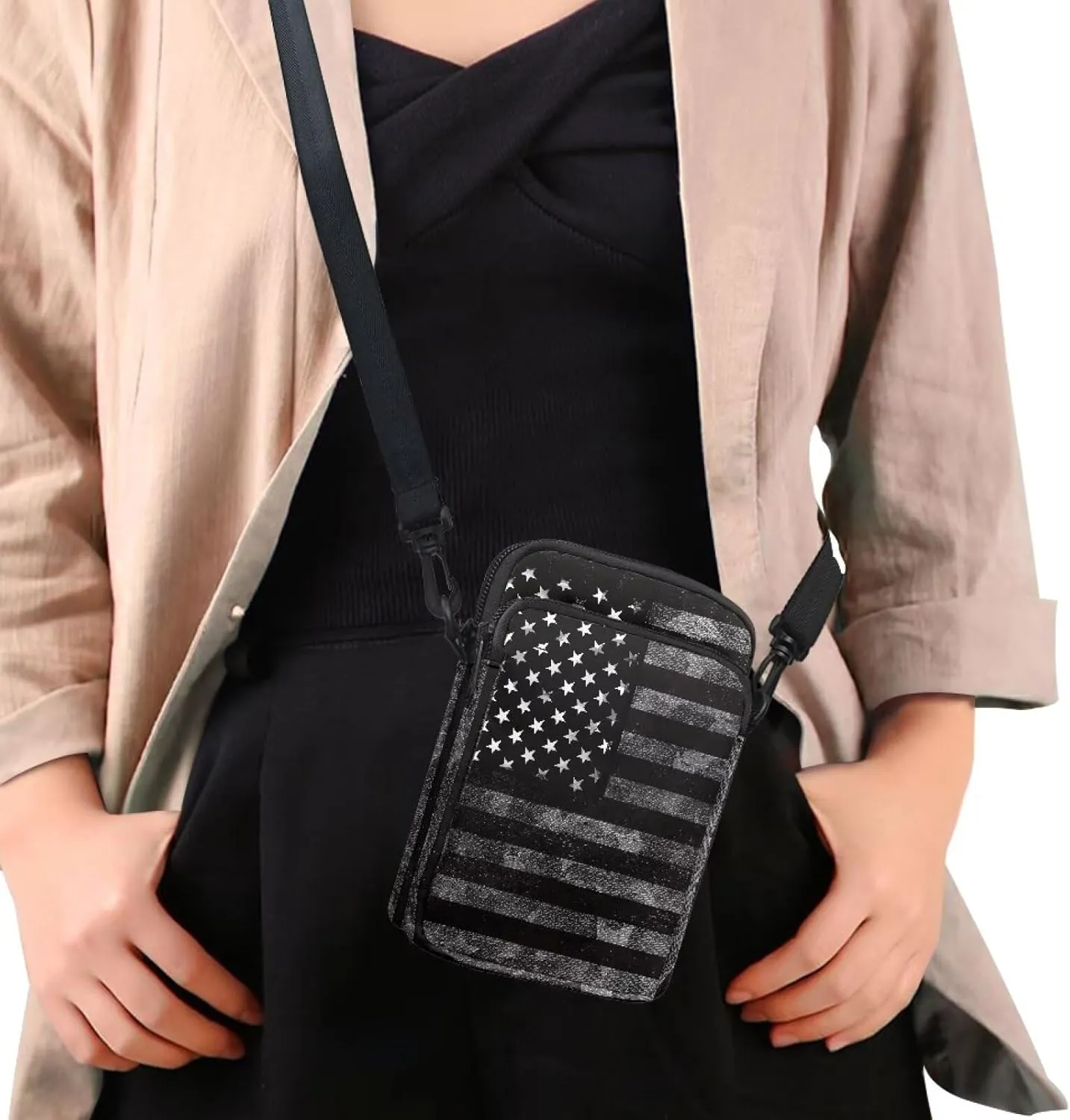 Vintage Crossbody Phone Bag for Women, Small Shoulder Purse and Handbag with Adjustable Strap