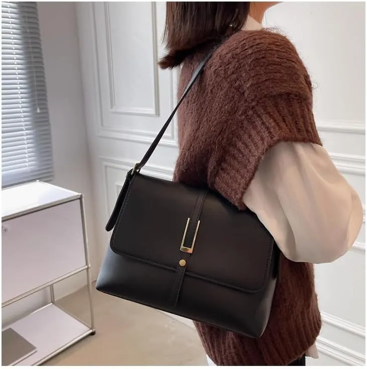 Vintage-Inspired Women's Large Shoulder Bag - Stylish Design, Adjustable Strap, Perfect for Everyday Use