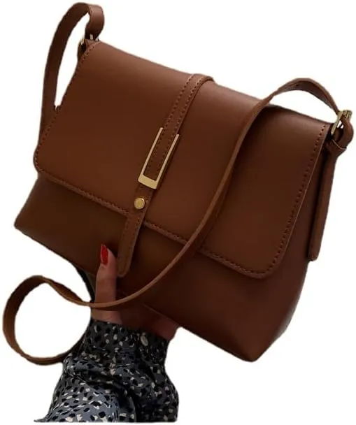 Vintage-Inspired Women's Large Shoulder Bag - Stylish Design, Adjustable Strap, Perfect for Everyday Use