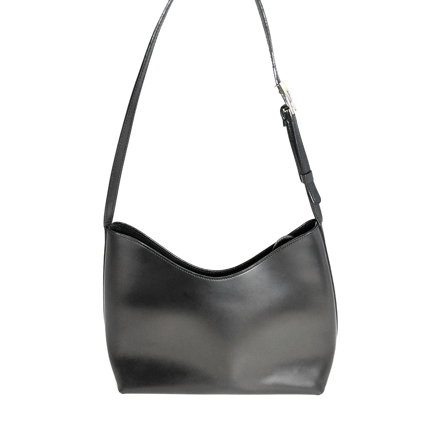 Vintage Leather Black Shoulder Gucci Bag 5-star rated Shipping options