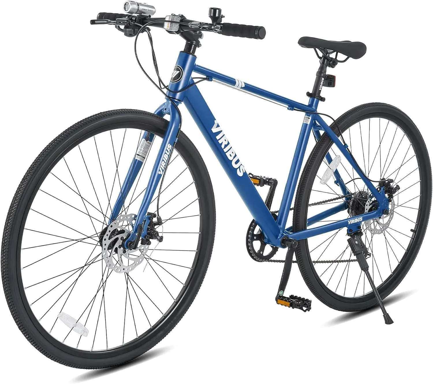 Viribus Hybrid Bikes, 28 inch Road Bike 7 Speed with Lightweight Aluminum Frame, 700C Wheels, Hybrid Bicycle for Men Adults, City Commuters, Vintage Retro