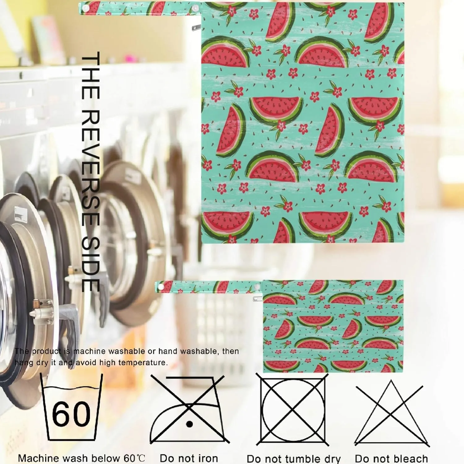visesunny Watermelon Flower Abstract Style 2Pcs Wet Bag with Zippered Pockets Washable Reusable Roomy for Travel,Beach,Pool,Daycare,Stroller,Diapers,Dirty Gym Clothes, Wet Swimsuits, Toiletries