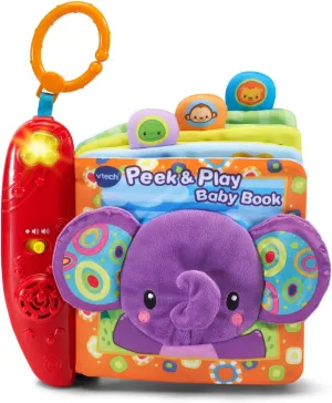 VTech Baby Peek and Play Baby Book, Purple