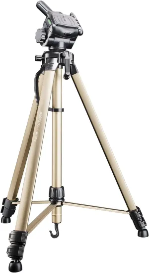 Walimex WT-3530 Basic Tripod with 3D Panhead, 146 cm (max. Load-Bearing Capacity 3 kg, incl. Carry Bag, one Spirit Level, 1 Level)