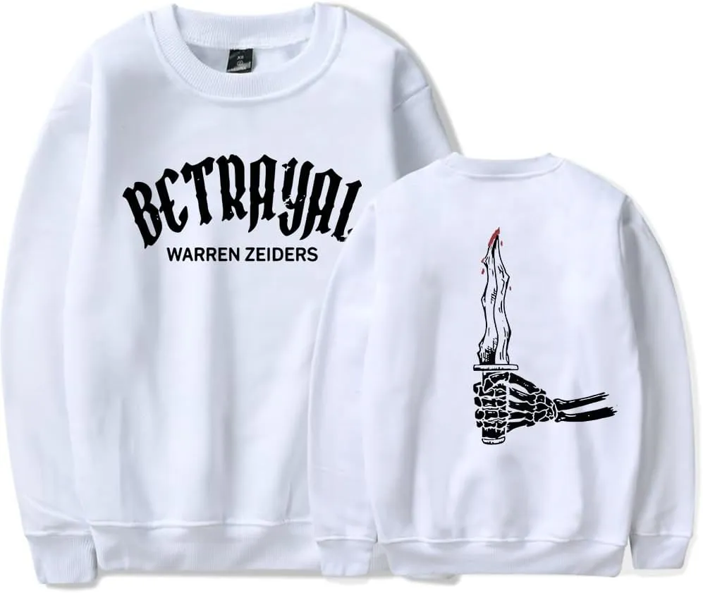 Warren Zeiders Merch Betrayal Bella Canvas Crewneck Men Women Long Sleeve Pullover