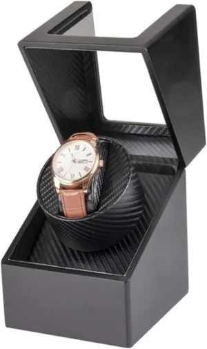 Watch Box Automatic Single Paint Watch Winder Board Wood Winding Jewelry Stora Box Case Holder Motor Shaker Watch Mover Watch Case