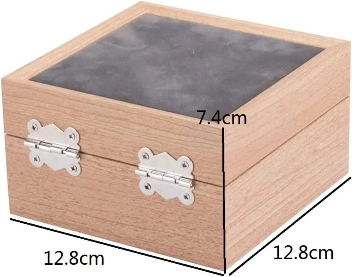 Watch Case Watch Organizer Display Watch Box Single Slot Wood Bracelet Bangle Holder Storage Case Organizer With Pillows Watch Box
