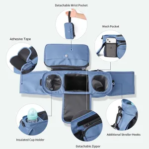 Waterproof Diaper and Bottle Bag for Strollers Organizer