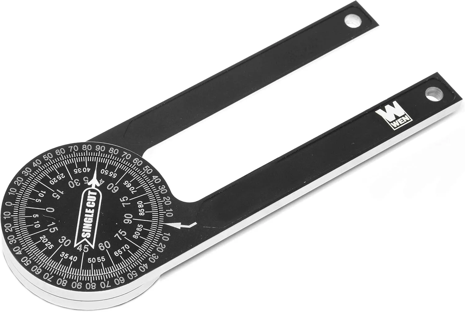 WEN Miter Saw Protractor, 7.25-Inch Aluminum Alloy with Laser-Engraved Scaled (ME175P)